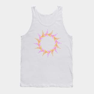 Pink and orange sun Tank Top